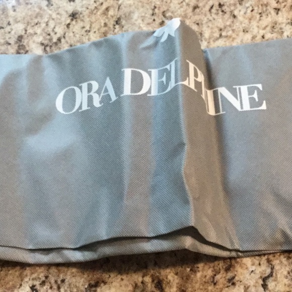 Ora Delphine NWT Maroon Leather Satchel Bag - Picture 7 of 10